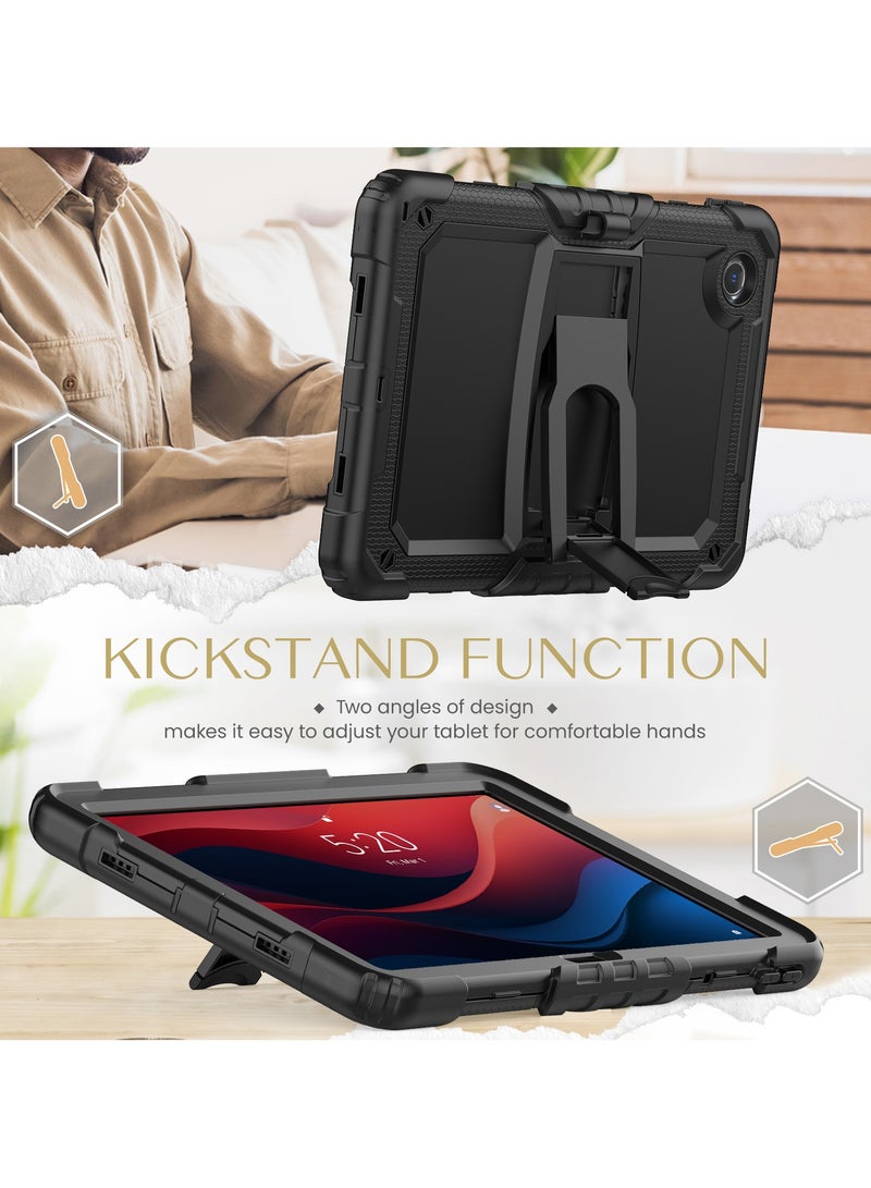 general Rugged case compatible with Lenovo Tab M11 TB330FU / Lenovo Xiaoxin Pad 2024 TB331FC, with screen protector, three-in-one break-resistant case, drop-proof, shockproof - Image 2