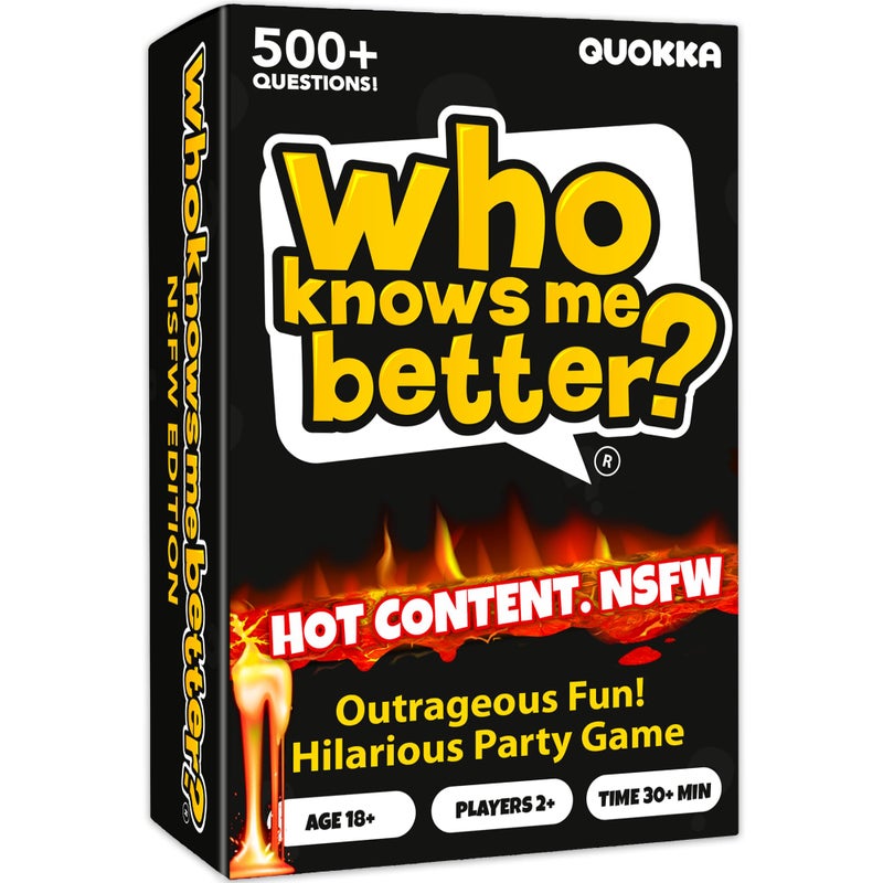 Quokka Card Games for Adults Who Knows Me Better NSFW Edition Hilarious Party Game Quick Play Quiz Adult Games for Game Night - Image 2