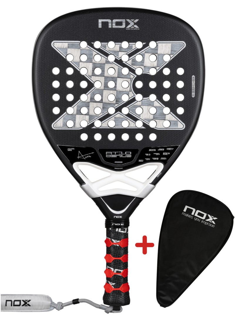 نوكس مضرب بادل نوكس AT10 لوكسري جينيوس أتاك 18K ألوم 2026 من تصميم أجوستين تابيا - Image 1