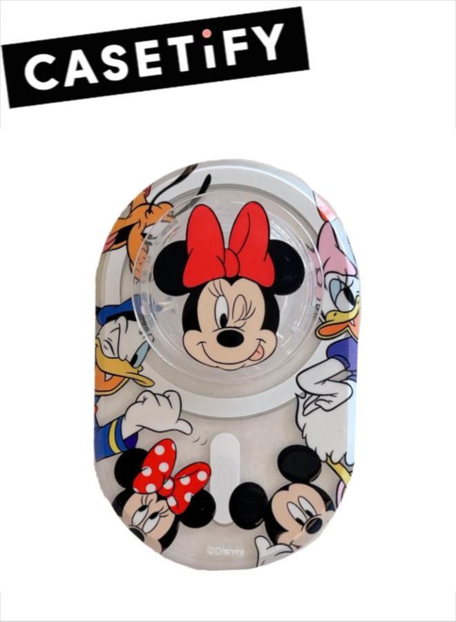 Casetify Minerva Mouse Phone Grip Stand Compatible with MagSafe, MagSafe Phone Grip Holder, Wireless Charging Compatible Black - Image 1