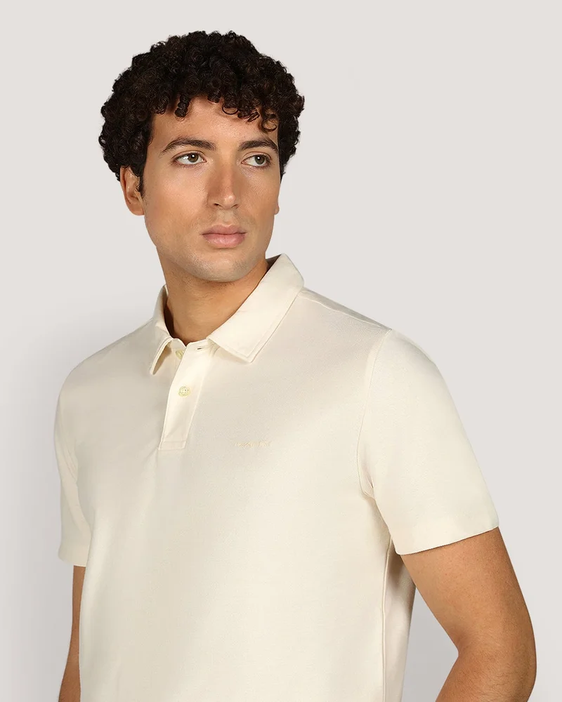 GANT  Twill Texture Short Sleeve Polo Shirt for Men | Best Price UAE