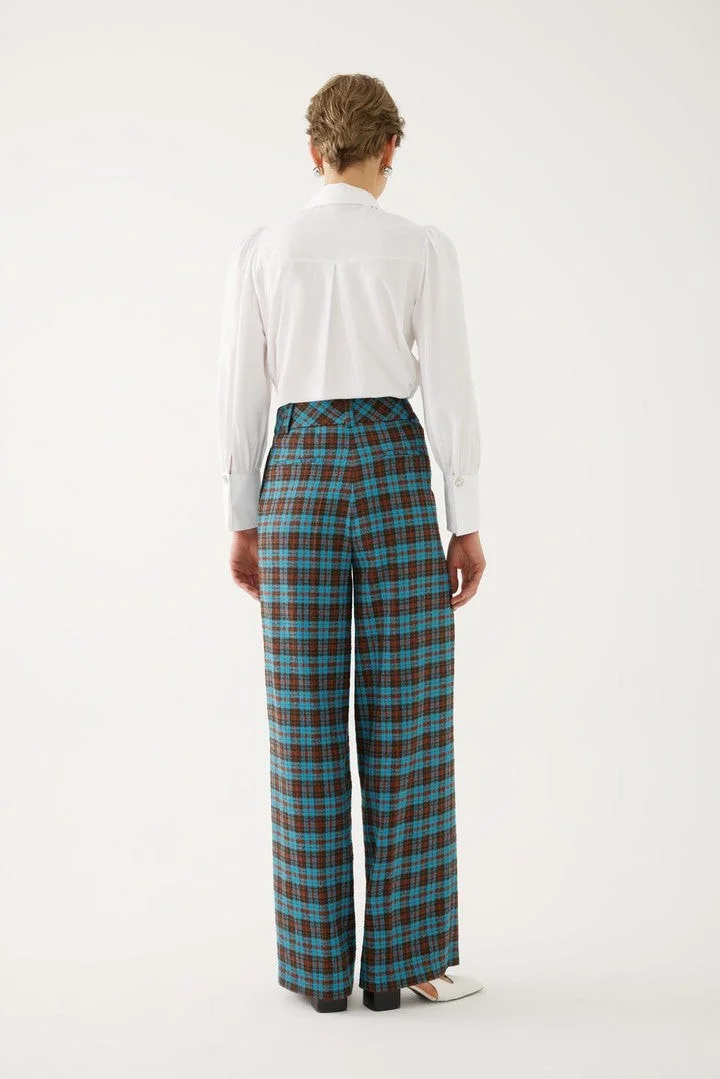 EXQUISE Plaid Trousers