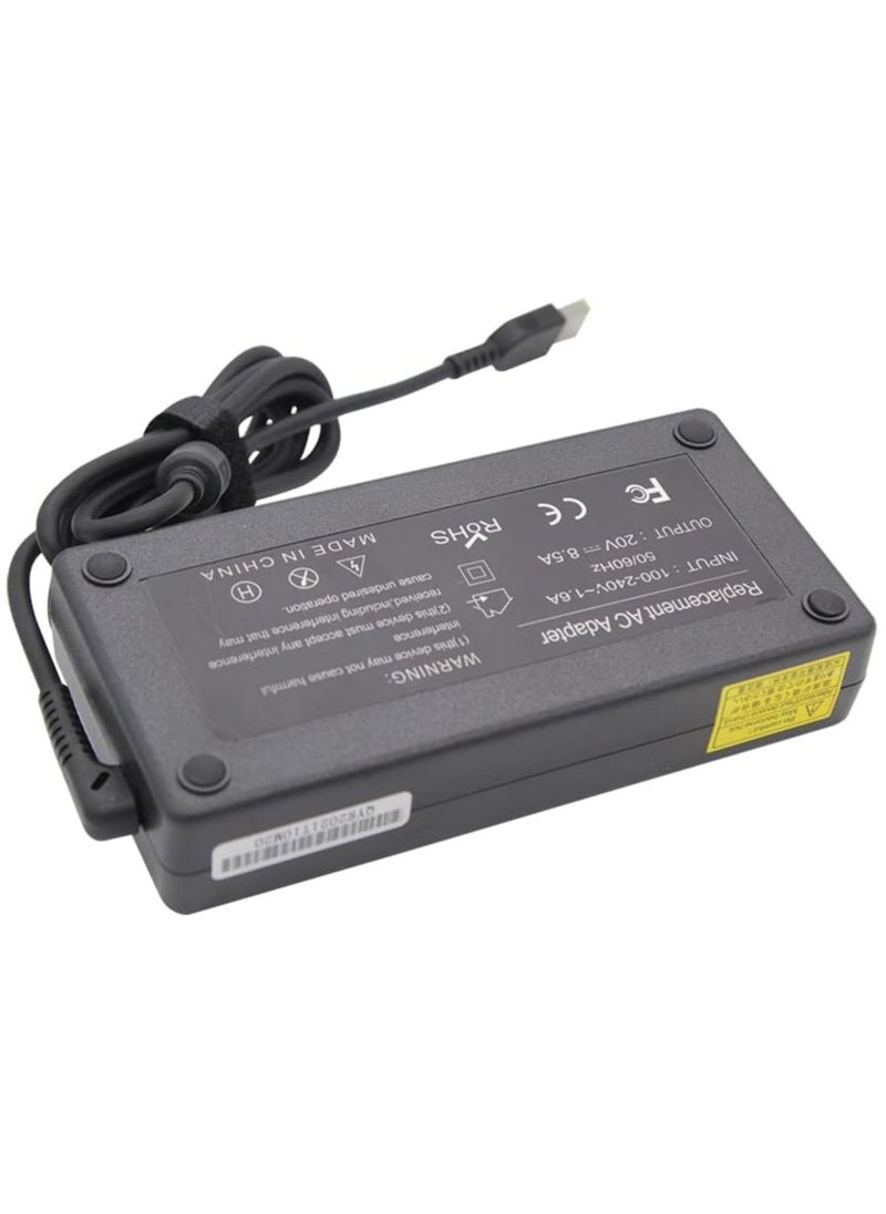 Generic - 170W UK Plug Charger AC Adapter For Lenovo 20V 8.5A USB Type-A for Thinkpad P50 P51 P52 P70 P71 W541 E440 E450 for Legion Y720-15 W540 Y7000P Y530 Y540 Y545 ADL170NLC2A 45N0372 45N0487 - Image 1