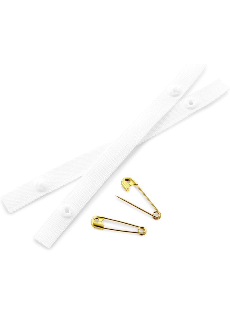 Dritz Dritz Shoulder Strap Guards with Safety Pins 1 Pair White  - Image 4