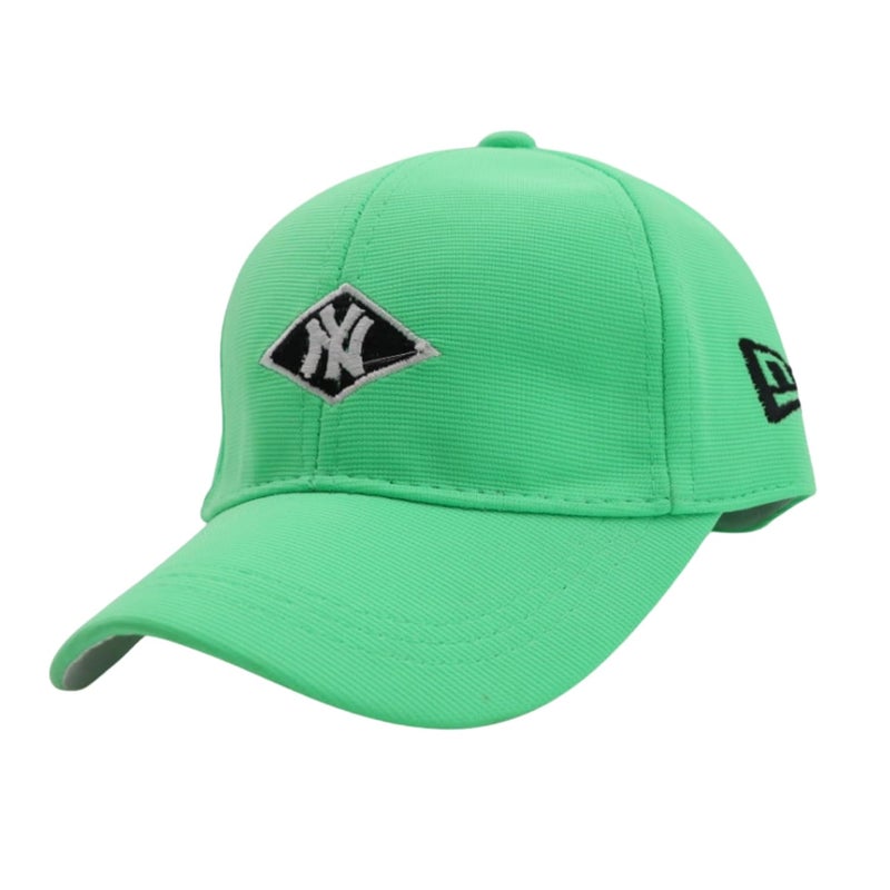 JAMONT Kids Baseball Cap, NY Design, Adjustable Black Cotton Cap, Unisex Summer Sports Hat - Image 1