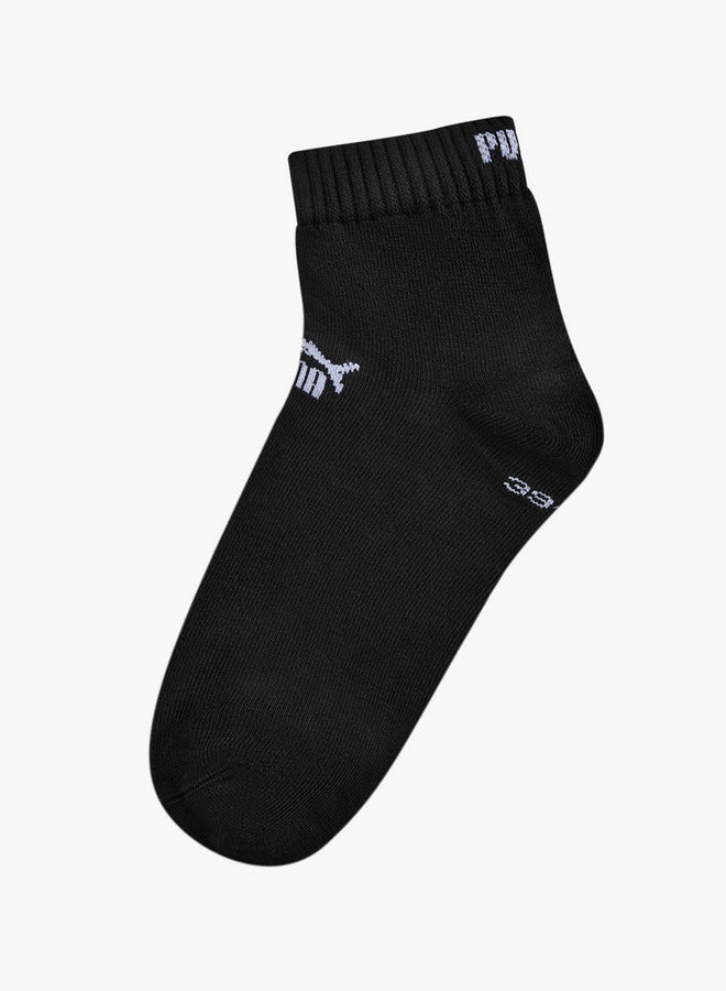 PUMA Men's Logo Print Ankle Length Socks - Set of 3 - Image 2