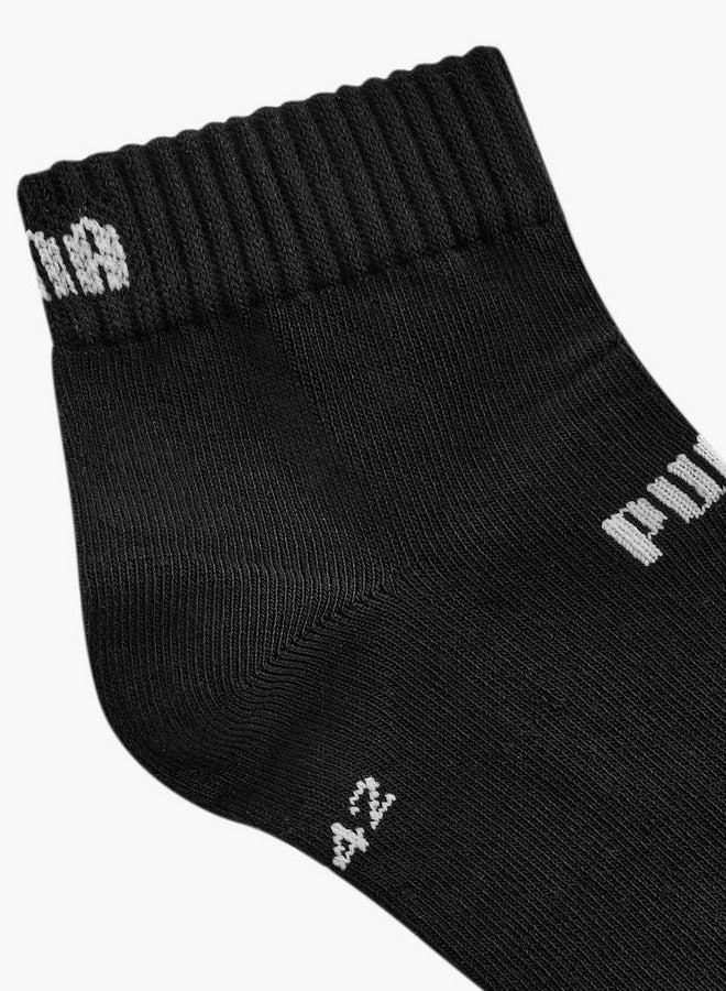 PUMA Men's Logo Print Ankle Length Socks - Set of 3 - Image 3