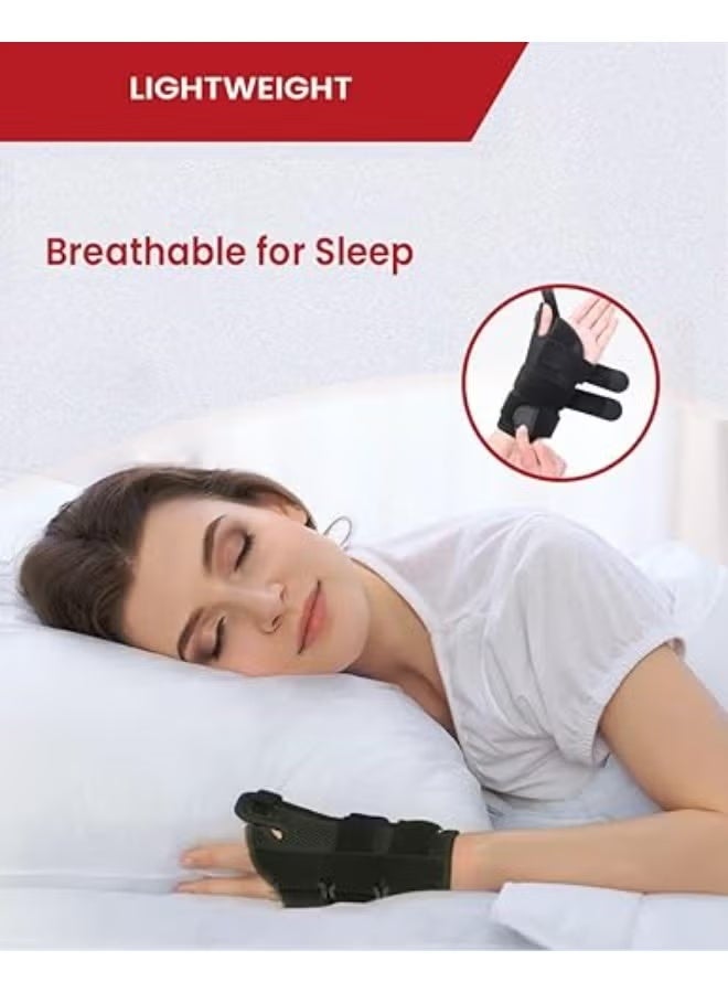 Adjustable Right Hand Wrist Support Brace, Ergonomic Wrist Stabilizer for Daily Comfort and Hand Support (Large) - Image 2
