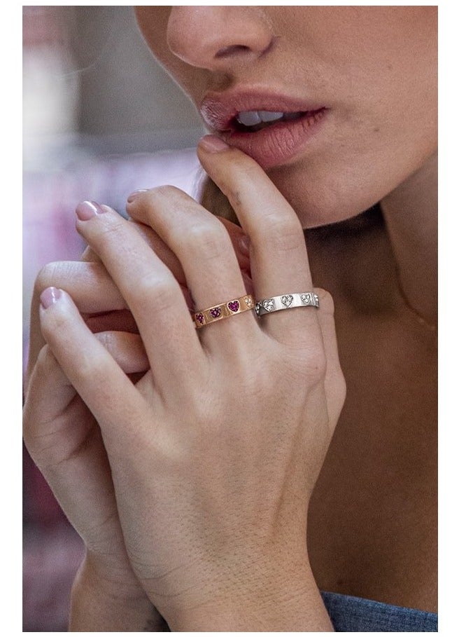 Heart-shaped ring