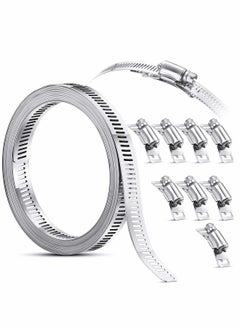Excefore Clamps Hose Stainless Steel Worm Clamp  - Image 1