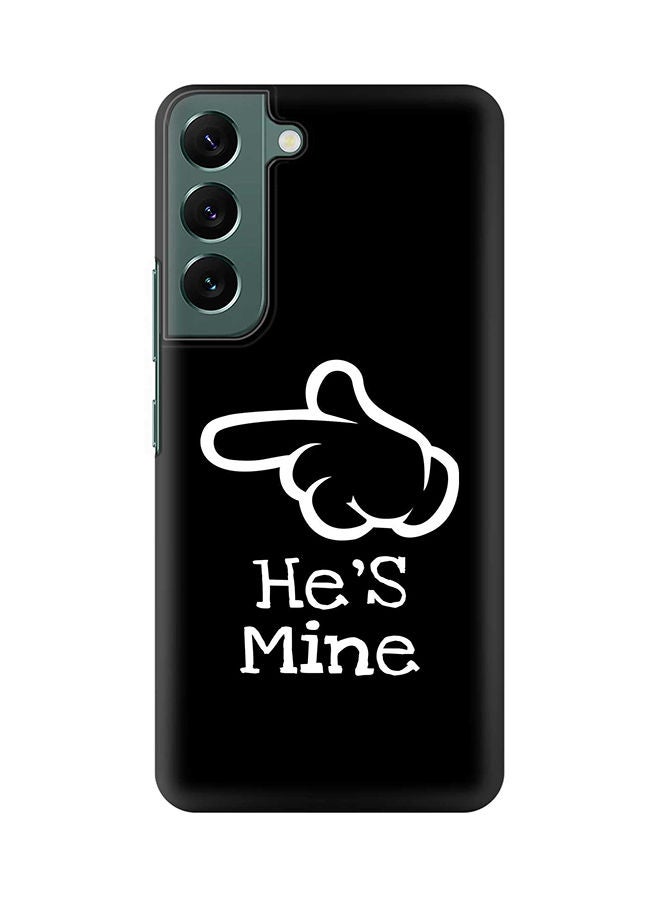 ستايلايزد جراب لهاتف جالاكسي S22 بلس رفيع سناب كلاسيك سيريز شيلد بطباعة نهائية غير لامعة - هو ملكي - Image 1