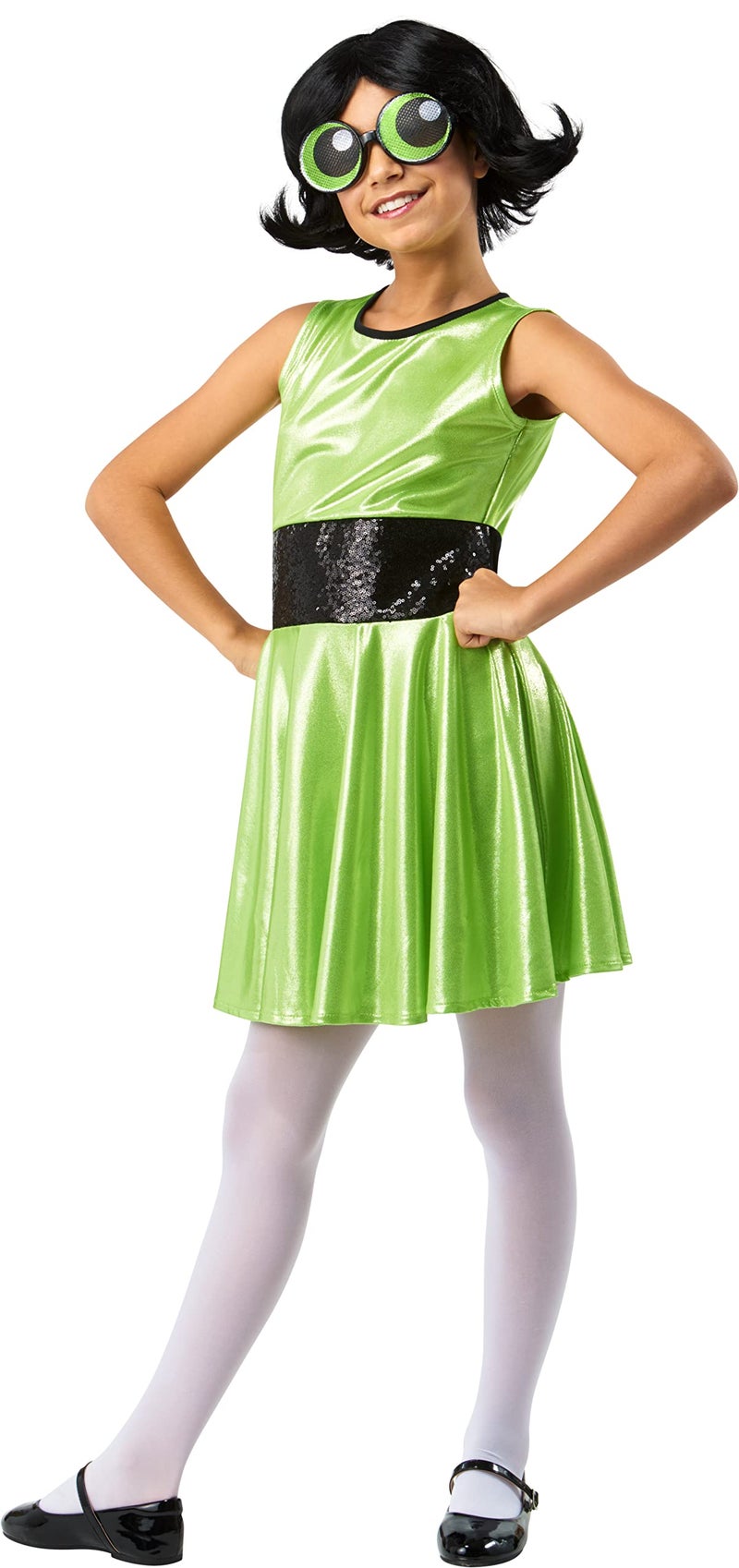 Rubies Girls Powerpuff Girls Buttercup Costume for Themed Parties and Halloween As Shown Small