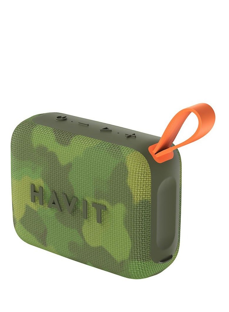 HAVIT SK874BT Portable Bluetooth Speaker – SQUAD, 8W, Waterproof, TWS Stereo, Hands-Free Calling