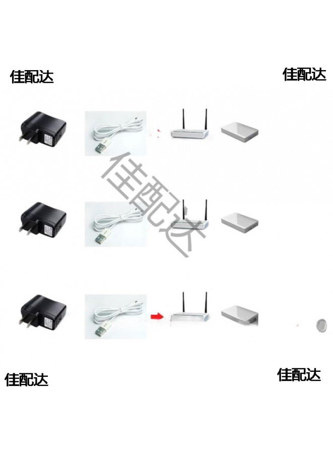 Desk Lamp Charger Cable Round Head Eight-in-one Luna Universal Usb To Dc3.5mm5.5 Power Data Cable Dc5v - Image 5