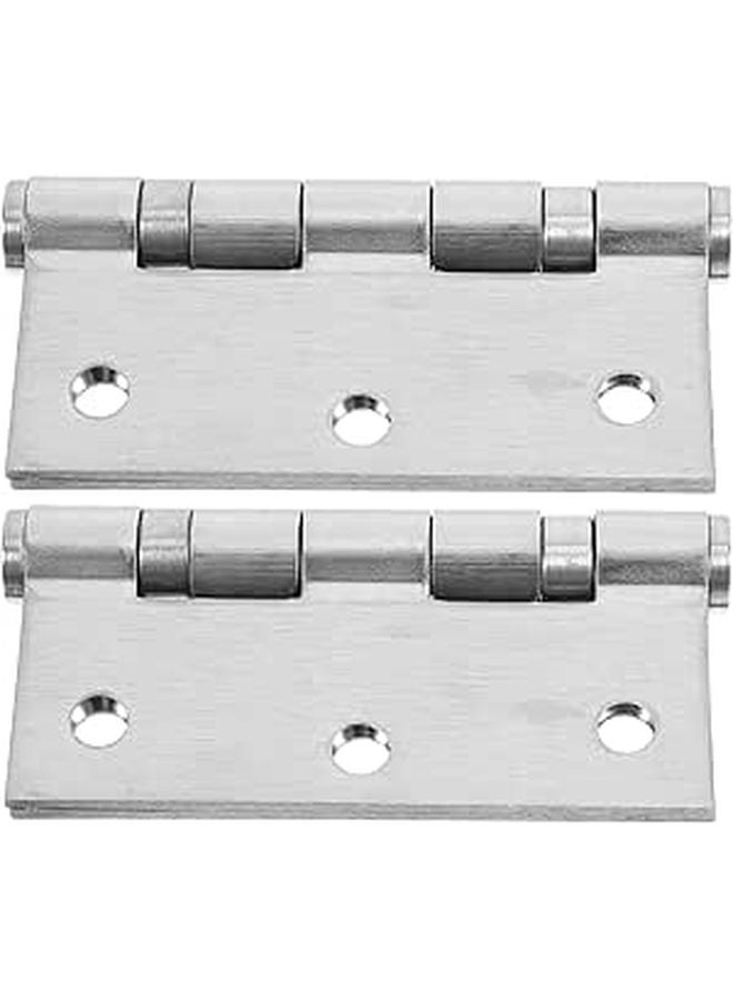 3 Inch Thick Stainless Steel Cabinet Hinges 2 Pieces Flat Open Kitchen Door Replacement - Image 1