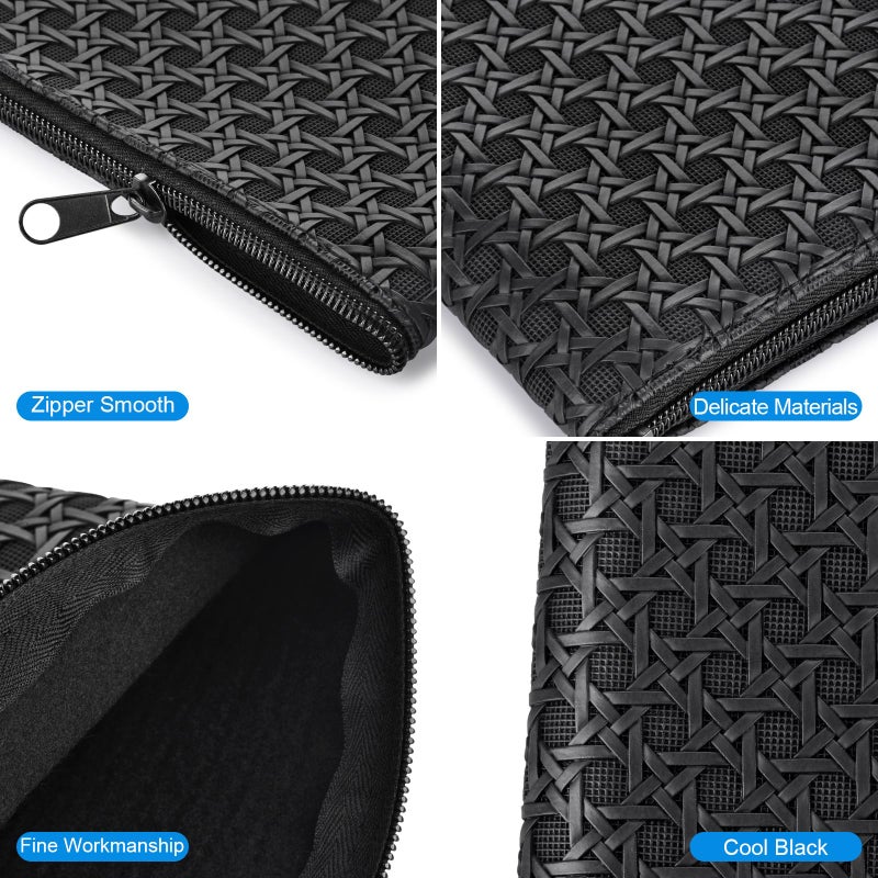 Wteehn 2pack Money Bag, Cash Zipper Pouch, Bank Bags, Cash Wallet, Cosmetic Receipts Coins Small Tools Organizing Storage Bag - Image 4