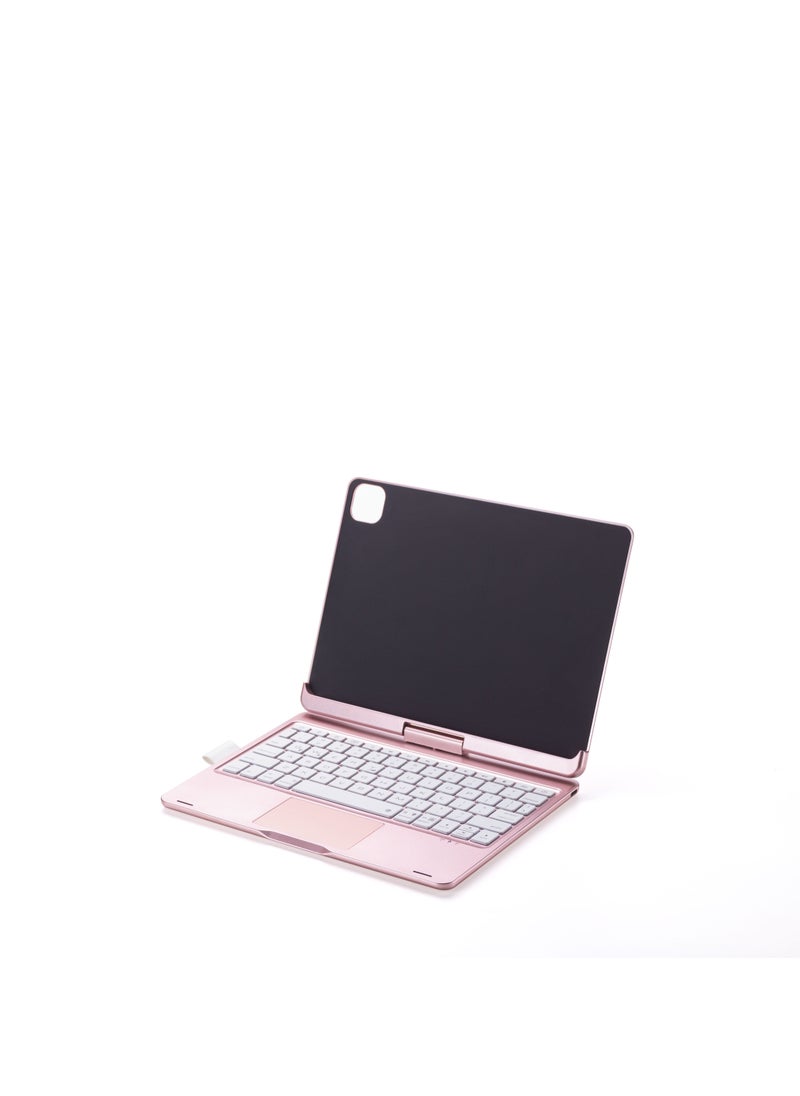 GULFLINK Keyboard Case with TouchPad for iPad Pro 10.9/11 inch (2018/2020/2021)  Pink  - Image 1