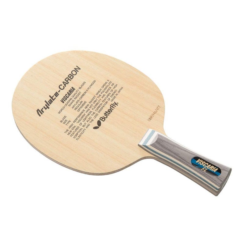 Butterfly Viscaria Pro-Line Ping Pong Racket - Featuring Arylate/Carbon Material & Assembled with Tenergy 05 2.1mm Table Tennis Rubber - ITTF Approved for Tournament Play - Image 2