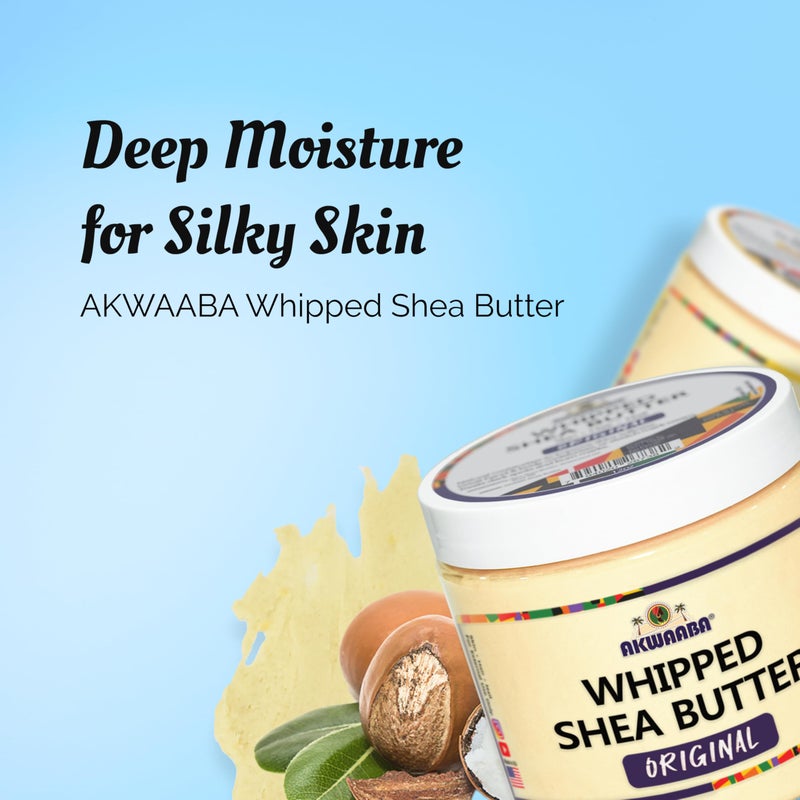 AKWAABA Whipped Shea Butter (Creamy Coconut) - Nourishes, Moisturizes & Soothes | Pure Shea Butter | No Dyes & Parabens | 12 oz / 340 g - Image 2