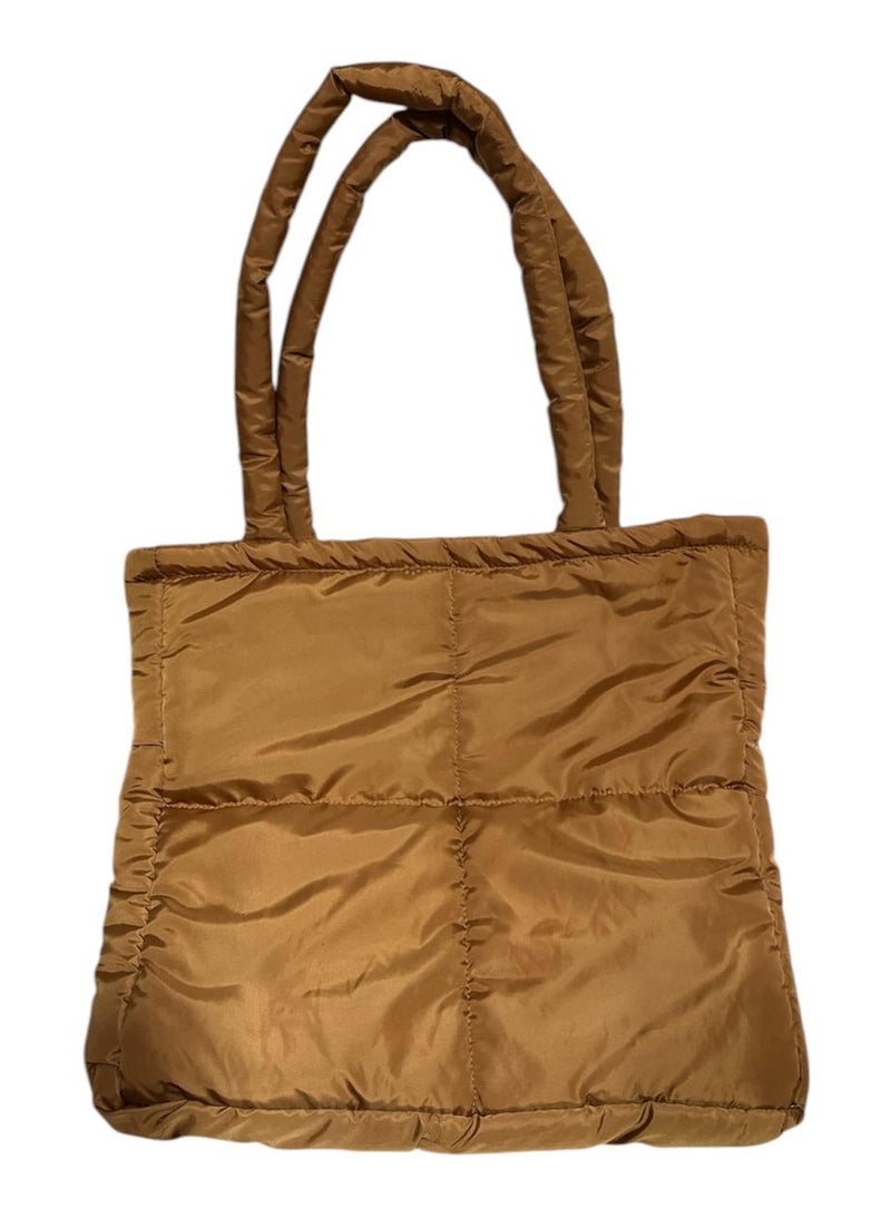 شنطة كتف مثالية حريمي كبيرة الحجم مبطنة من القماش الناعم المقاوم للماء خامه عاليه الجوده