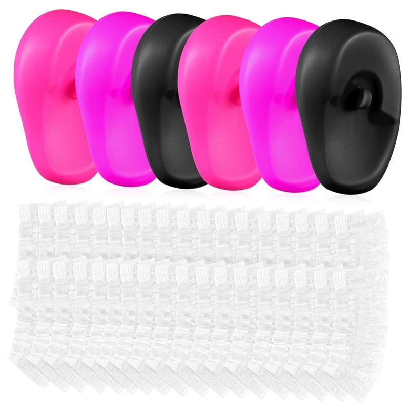 أغطية أذن مائية قابلة للتصرف 206 قطعة إكسسوارات شعر للحماية من الحرارة في الصالون - Image 2