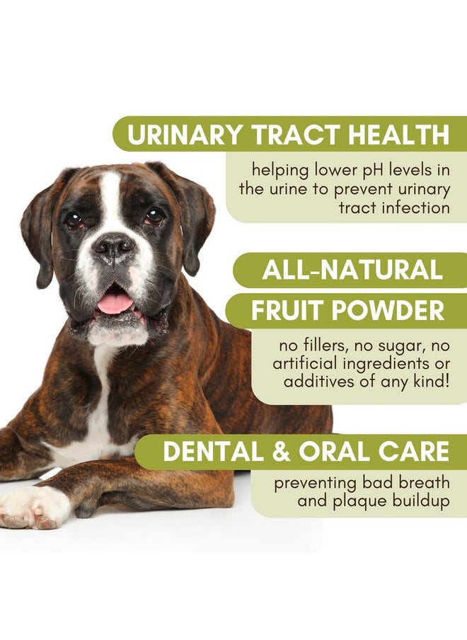 Wholistic Pet Organics Wholecran Intense: Organic Cranberry Powder For Dogs Urinary Tract Support Kidney Support For Dogs Uti Treatment Vitamin C And Antioxidants Dog Incontinence Product  - Image 2