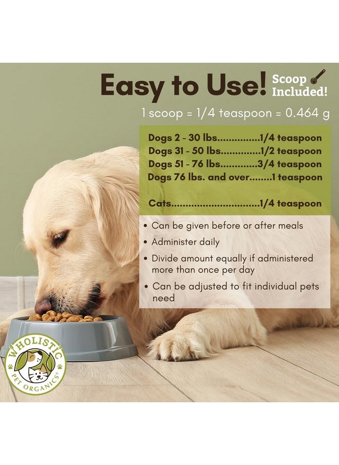 Wholistic Pet Organics Wholecran Intense: Organic Cranberry Powder For Dogs Urinary Tract Support Kidney Support For Dogs Uti Treatment Vitamin C And Antioxidants Dog Incontinence Product  - Image 5