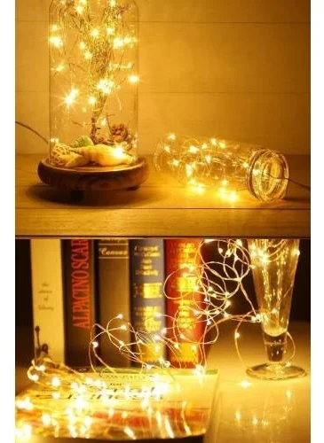 Masho Trend 5 Meters Yellow Fairy LED - Yellow Light LED Lighting - Decorative Light