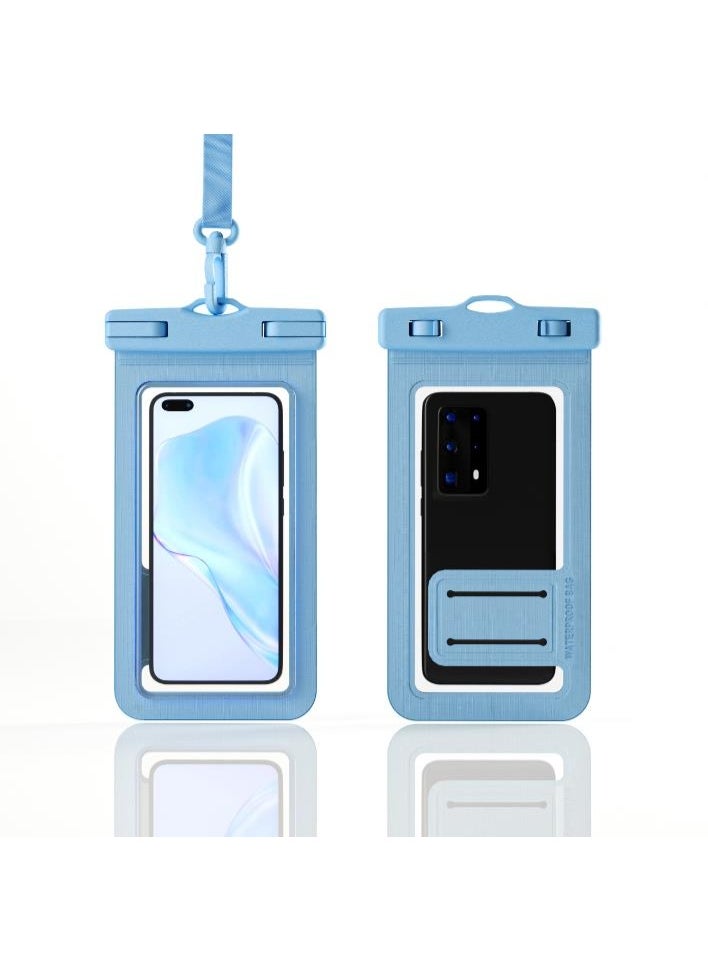Golden Waterproof Phone Pouch,IPX8 Waterproof Phone Case for Swimming,Underwater Phone Case for iPhone 15/14/13/12 Mini/Pro/Pro MAX/11/XS/XR/8 Plus/7 Plus,Samsung Galaxy Note,Huawei (2 pieces)  - Image 1