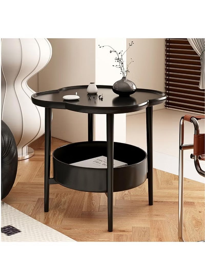 Arabest طاولة جانبية بسيطة سوداء صغيرة بأسلوب حديث وMinimalist لمنزل غرفة النوم - Image 5