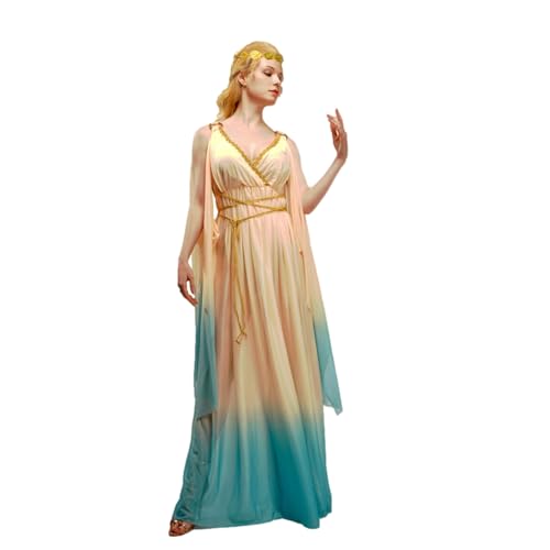 PGOND Greek Goddess Costume Women Roman Toga (one size) - Image 3