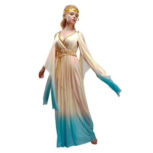 PGOND Greek Goddess Costume Women Roman Toga (one size) - Image 2