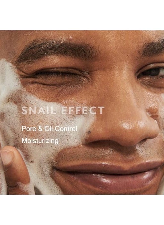 MIZON - Snail Repairing Foam Cleanser, Korean Snail Face Wash, Mild And Soft Face Cleanser For Pores And Blackheads, Moisturizing Formula With Snail Filtrate And Soft Bubbles (2 Pack) - Image 1