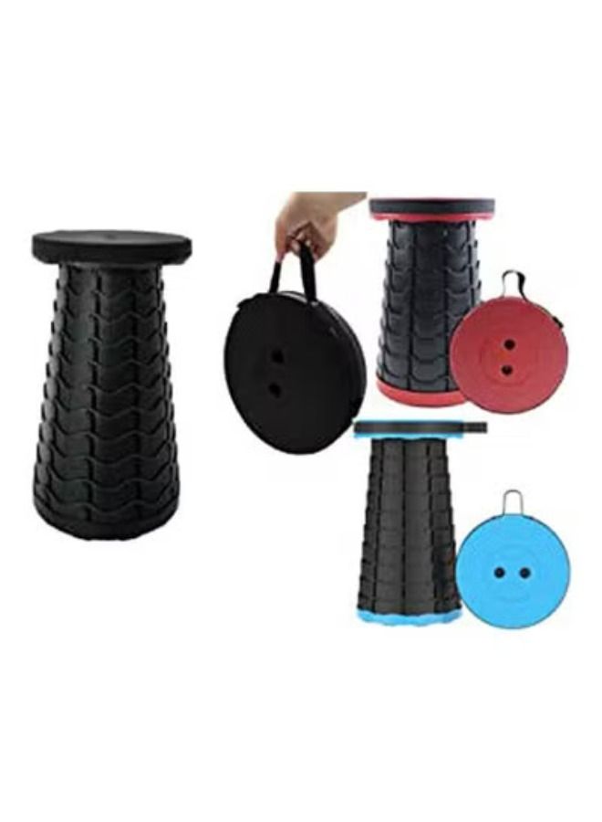 ACLIX Portable Retractable Telescopic Seat Garden Camping Stool For Fishing Hiking Travel Outdoor Activities Multicolour