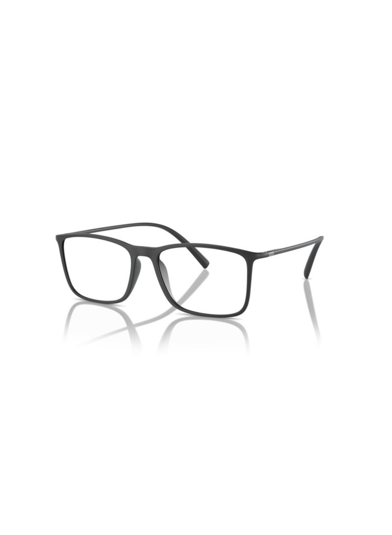 GIORGIO ARMANI Giorgio Armani Man Rectangular  Eyeglasses- Ar 7244U - Lense Size:53Mm - Matte Grey - Image 1
