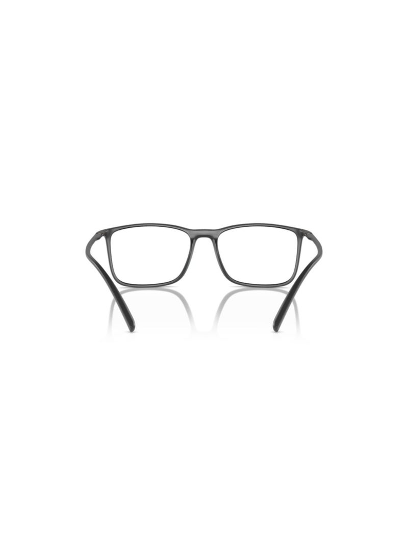 GIORGIO ARMANI Giorgio Armani Man Rectangular  Eyeglasses- Ar 7244U - Lense Size:53Mm - Matte Grey - Image 3