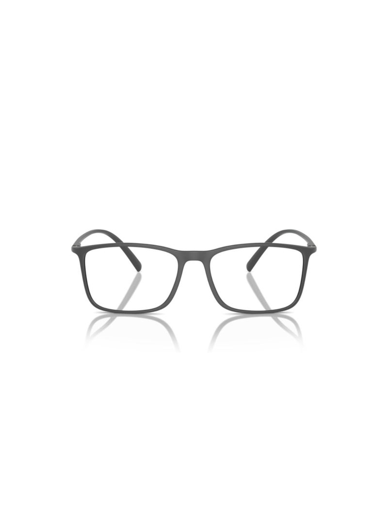 GIORGIO ARMANI Giorgio Armani Man Rectangular  Eyeglasses- Ar 7244U - Lense Size:53Mm - Matte Grey - Image 4