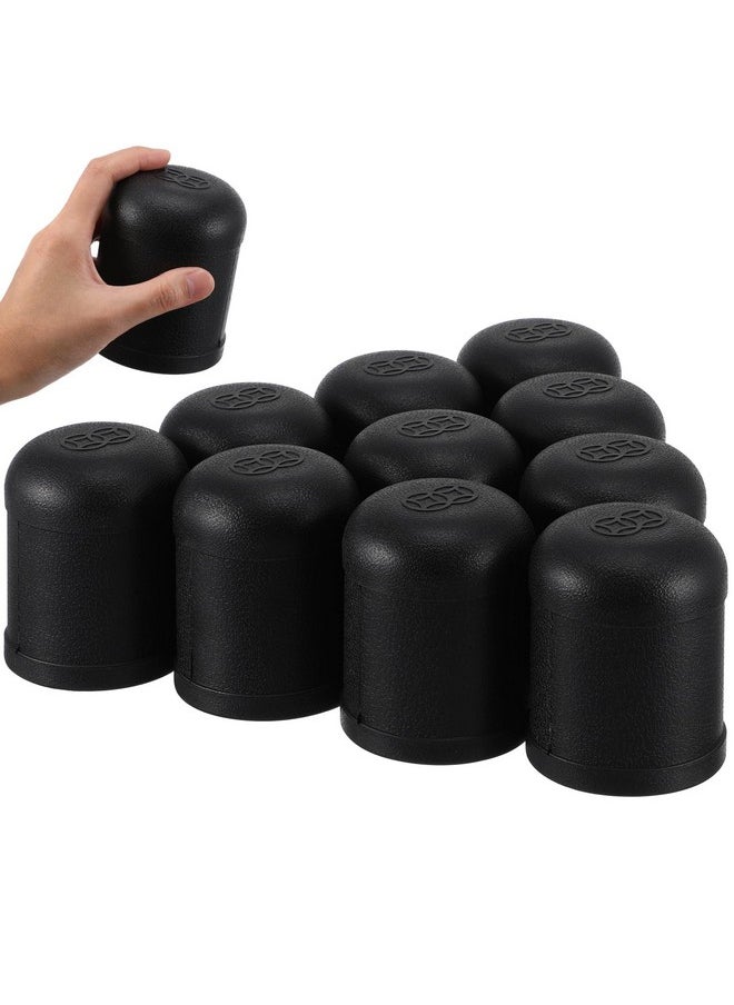 Toyvian Toyvian 10PCS Rolling Dice Cup Professional Black Dice Cup Cylindrical Dice Box Club Bar Entertainment Game for Party Decor  - Image 1