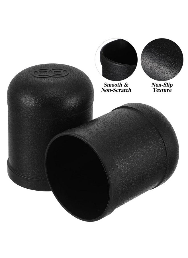 Toyvian Toyvian 10PCS Rolling Dice Cup Professional Black Dice Cup Cylindrical Dice Box Club Bar Entertainment Game for Party Decor  - Image 3