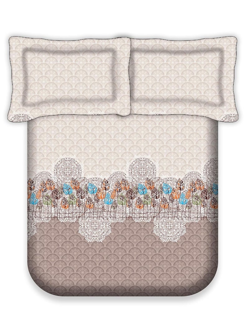 LABHAM Everyday 152TC Pure Cotton 4Pc King Size Bedding Set with Bedsheet 108x 108 Comforter 90 x 108 2pc Pillow Covers - Image 4