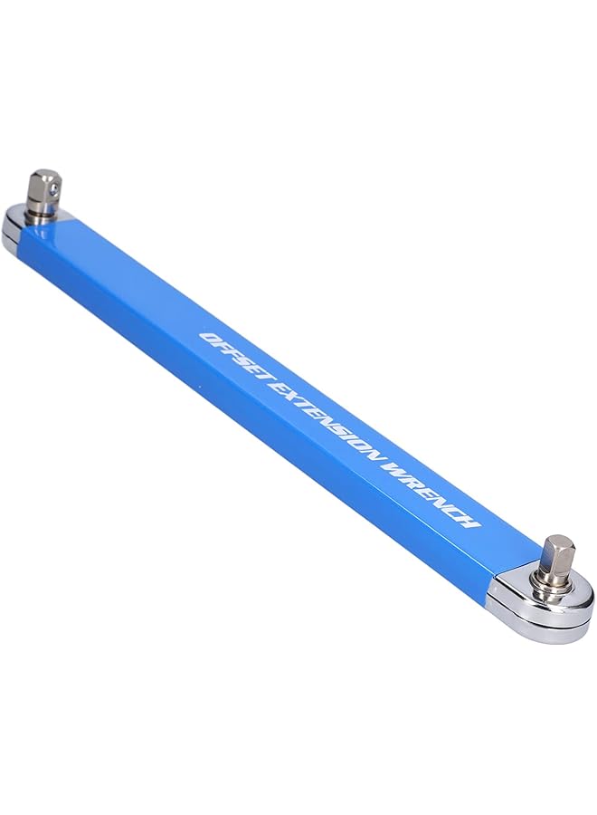 promass Offset Extension Wrench, Multifunctional Ratchet Spanner Extender High Carbon Steel Standard Sizes for Home Renovation for Automobile Repair