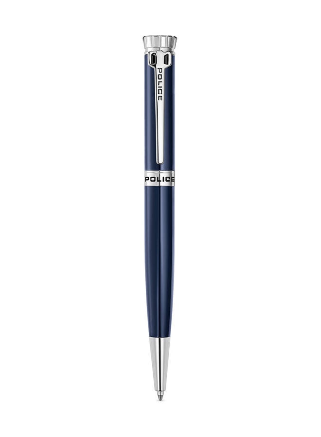 POLICE Gothic Blue and Silver Ballpoint Pen for Men - Image 1