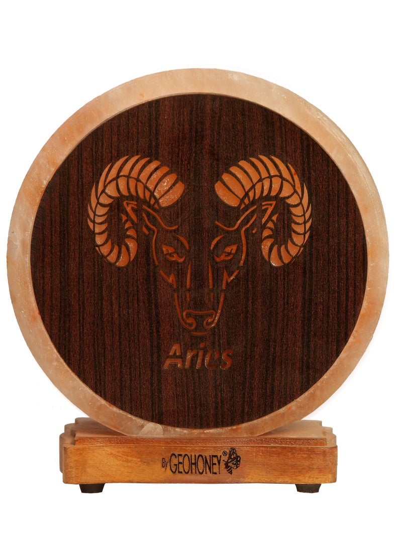 Geohoney - Himalayan Salt Lamp Zodiac Sign Aries - Image 2