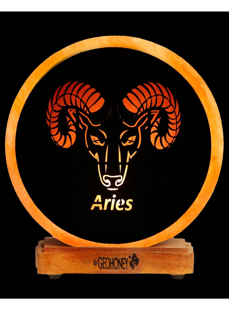 Geohoney - Himalayan Salt Lamp Zodiac Sign Aries - Image 4