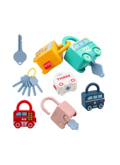 Y&D Montessori Educational Learning Games Toy, Mini Pairing Lock, Busy Boards Cars, Toy Cars for Baby 18 Months Age 1 2 3 One Year Old Kids Boys Girls Gifts Presents  - Image 1