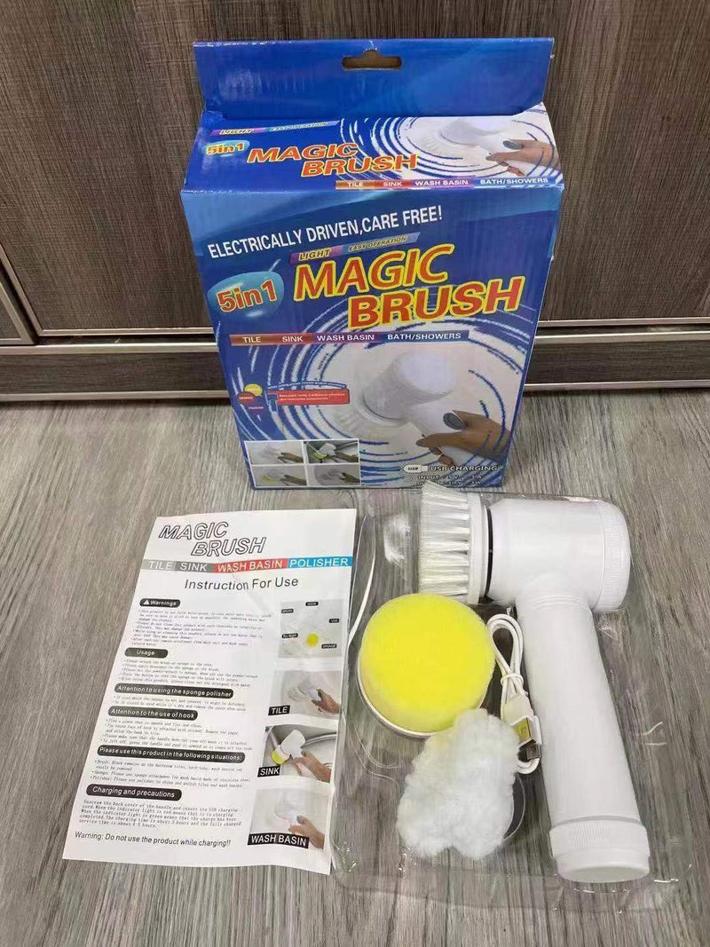 New Kitchen Electric Cleaning Brush Handheld Wireless Convenient Dishwasher Bathroom Multi-Function Cleaner - Image 2