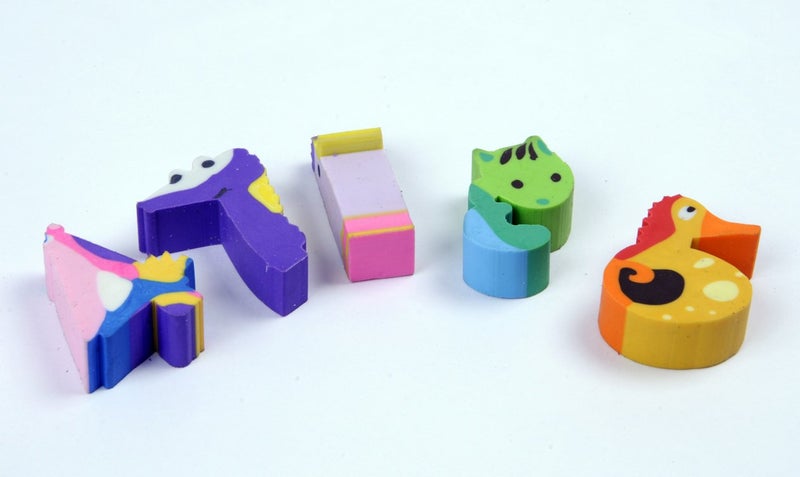 Coi Multi Co-Lour Numeric Eraser for Kids. - Image 4