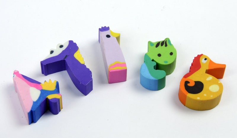 Coi Multi Co-Lour Numeric Eraser for Kids. - Image 3