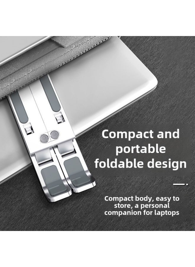 N3 Aluminum Alloy Laptop Desktop Bracket Lifting Folding Portable Cooling Base Elevated Holder-Color:18 Inch Aluminum Alloy  With Storage Bag - Image 5
