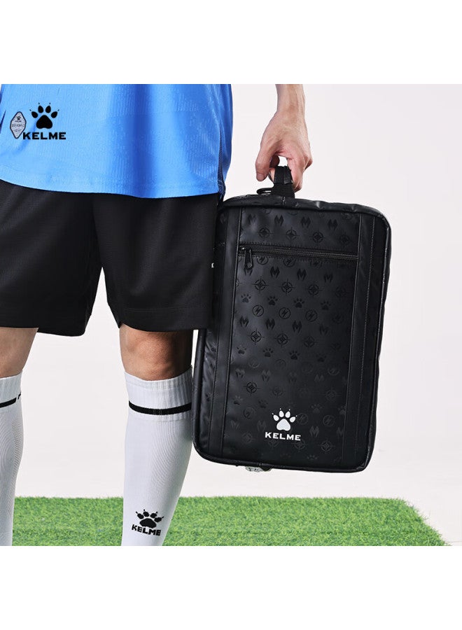 Kelme Football Training Equipment Bag Student Large Capacity Multi-layer Football Shoe Shoulder Storage Bag Black One Size - Image 3